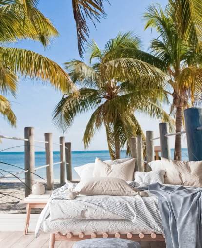 Papel de Parede Key West Boardwalk to the Beach Mural