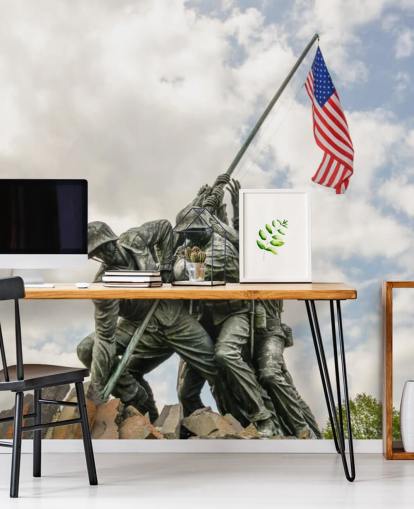 Washington Memorial Statue Wall Mural Washington Memorial Statue Wall Mural