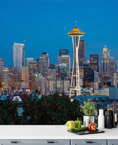Skyline di Seattle Seattle Skyline Wallpaper Skyline di Seattle Seattle Skyline Wallpaper