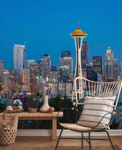 Skyline di Seattle Seattle Skyline Wallpaper 