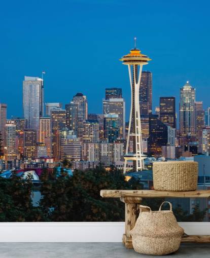 Skyline von Seattle Seattle Skyline Wallpaper 
