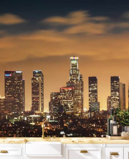 Coucher de soleil Skyline Los Angeles Los Angeles Skyline Sunset Wallpaper Coucher de soleil Skyline Los Angeles Los Angeles Skyline Sunset Wallpaper