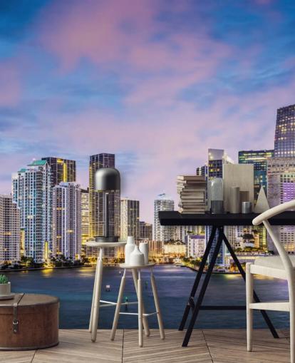 Horizonte de Miami, Florida Miami Skyline Florida Wallpaper 