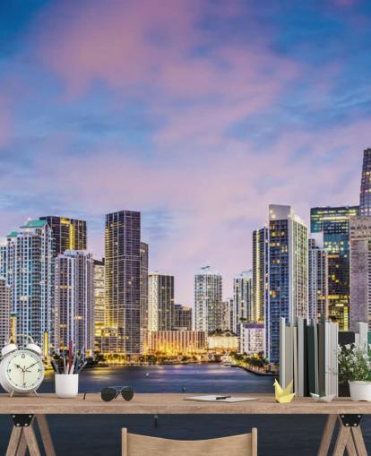 Skyline di Miami, Florida Miami Skyline Florida Wallpaper Skyline di Miami, Florida Miami Skyline Florida Wallpaper