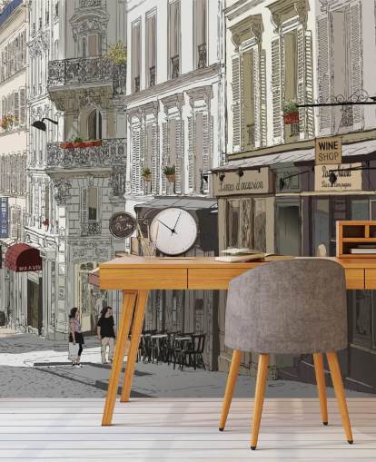 Papel de Parede de Montmartre, Paris