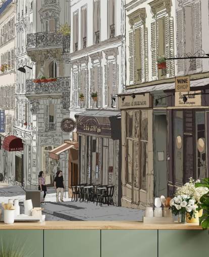 Montmartre, Paris Hintergrundbild