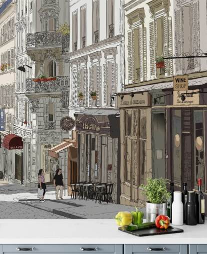 Montmartre, Paris Baggrund Montmartre, Paris Baggrund