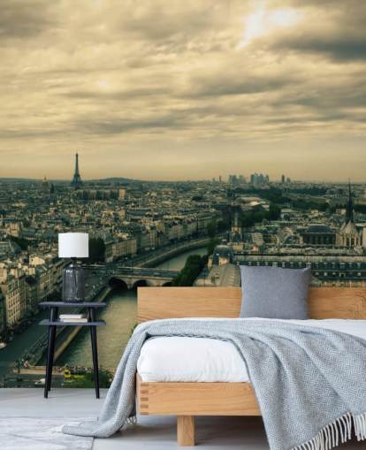 Papel de Parede de Paris Skyline from Notre Dame