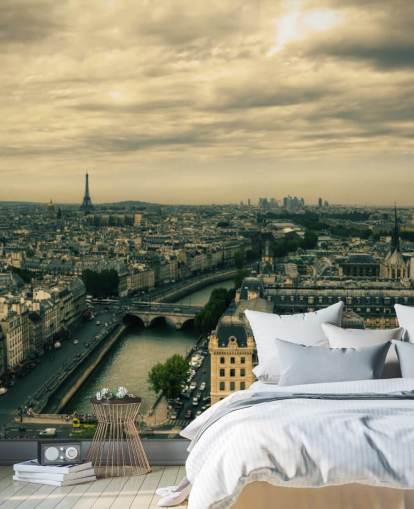 Paris Skyline from Notre Dame Wallpaper Paris Skyline from Notre Dame Wallpaper