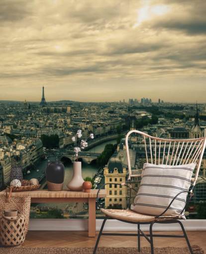 Die Skyline von Paris von Notre Dame Tapete Die Skyline von Paris von Notre Dame Tapete
