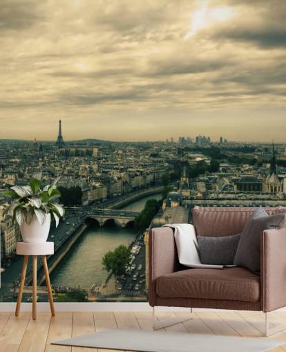 Paris Skyline from Notre Dame Wallpaper Paris Skyline from Notre Dame Wallpaper