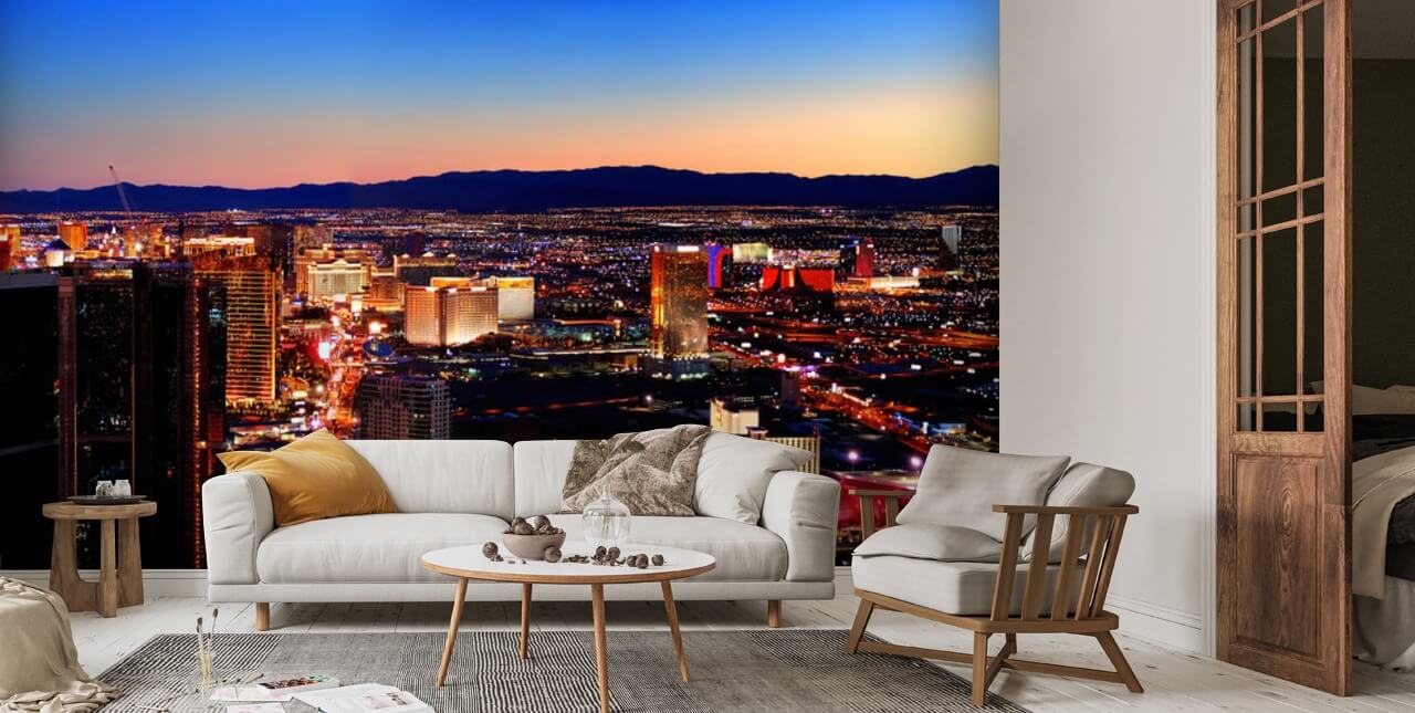 Las Vegas Wallpaper Mural Wallsauce US