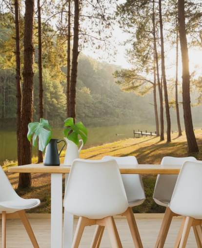 Wald von Lake Wallpaper