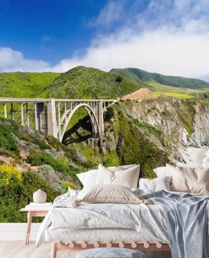 Bridge by the Coast Wallpaper 