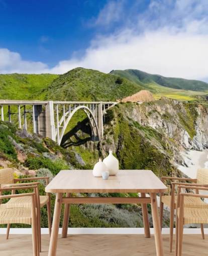 Bridge by the Coast Behang Bridge by the Coast Behang