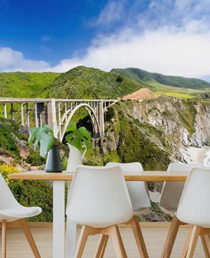 Papel de parede Bridge by the Coast Papel de parede Bridge by the Coast