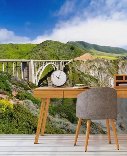 Bridge by the Coast Behang 