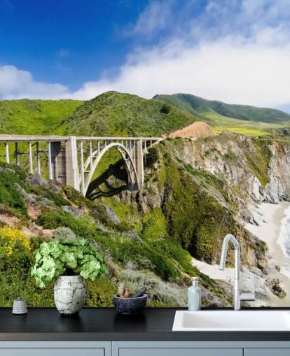 Papel de parede Bridge by the Coast 