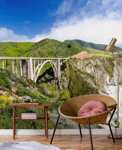 Bridge by the Coast Behang 