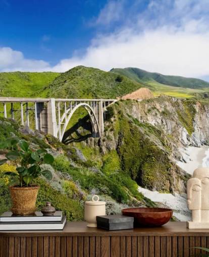 Papier Peint Pont par la Côte 