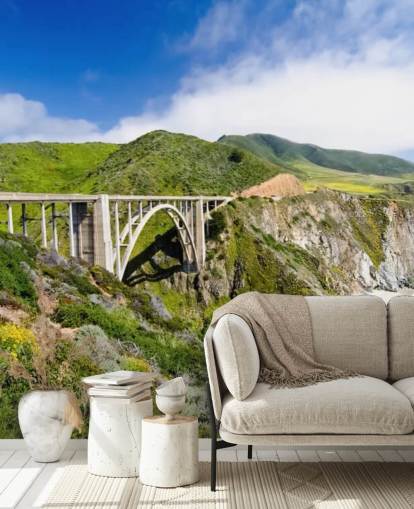 Bridge by the Coast Wallpaper Bridge by the Coast Wallpaper