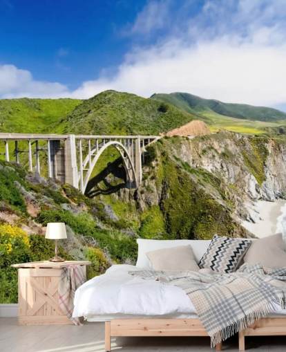 Bridge by the Coast Wallpaper 