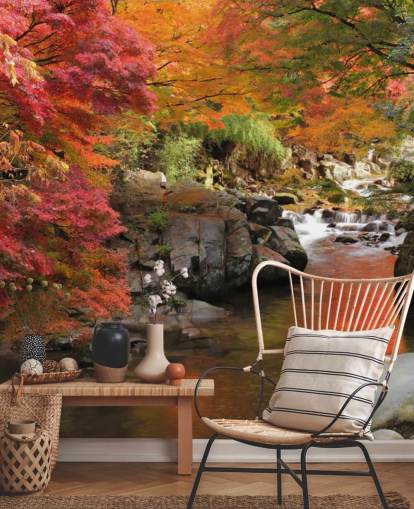 Autumn Japanese River Wallpaper Autumn Japanese River Wallpaper