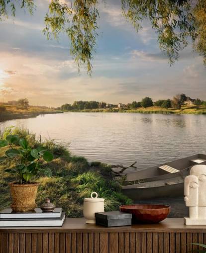 River and Boats Wallpaper River and Boats Wallpaper