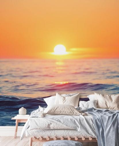 Mural de pared Amanecer océano