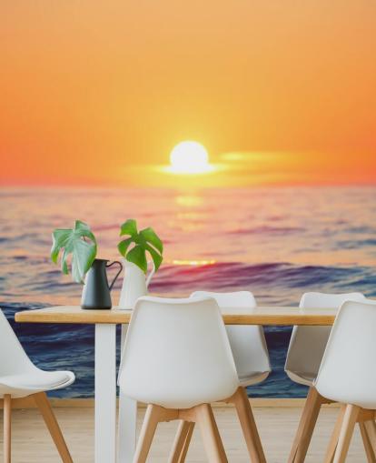 Sunrise Ocean Wall Muurschildering