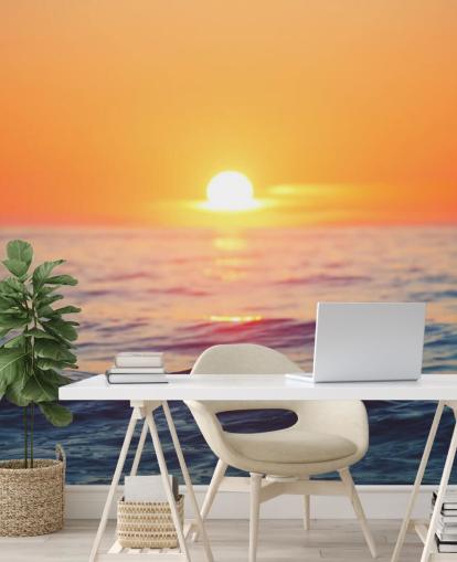 Sunrise Ocean Wall Muurschildering