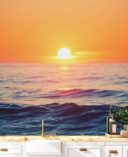 Sunrise Ocean Wall Mural