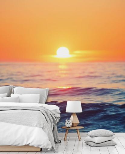 Mural da Parede Oceano Sunrise Mural da Parede Oceano Sunrise
