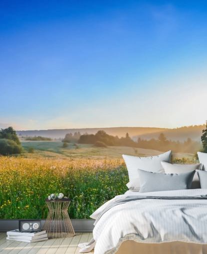 Flower Meadow in Summer Wall Mural