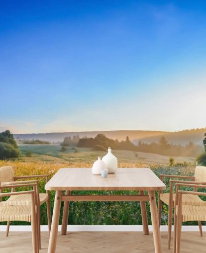 Flower Meadow in Summer Wall Mural