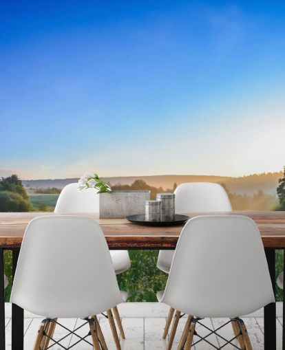 Papier Peint Fresque Fleurs en été