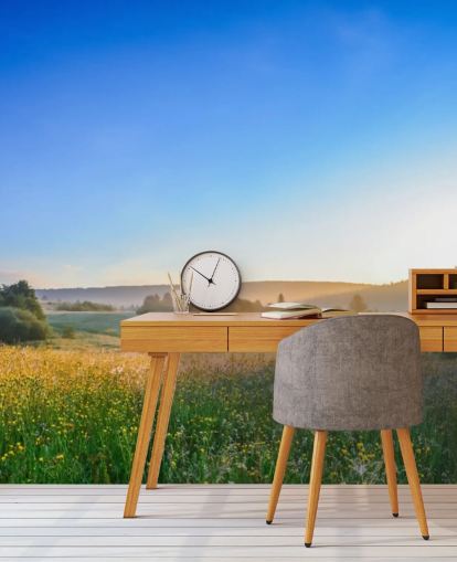 Flower Meadow in Summer Wall Mural