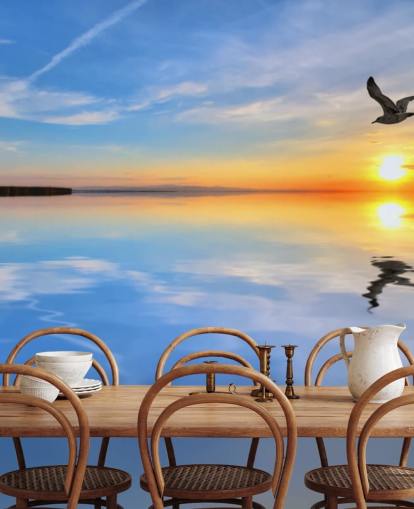 Carta da parati Sunset Lake