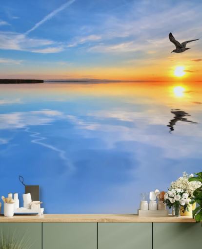 Sunset Lake Wallpaper