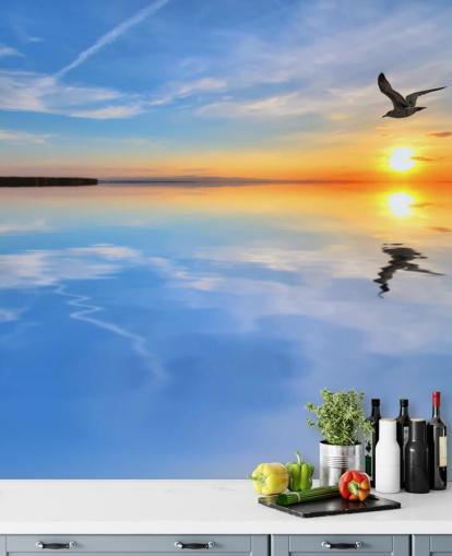 Carta da parati Sunset Lake