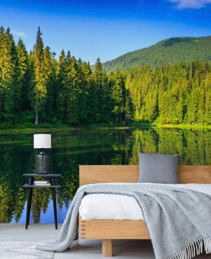 Lake and Forest Wall Mural
