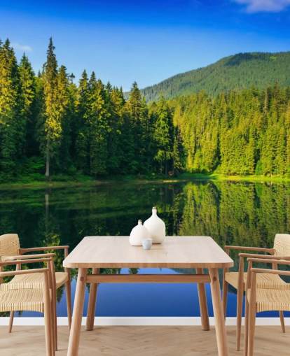 Lake and Forest Wall Mural