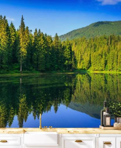 Lake and Forest Wall Mural