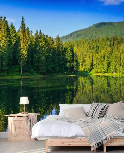 Lake and Forest Wall Mural