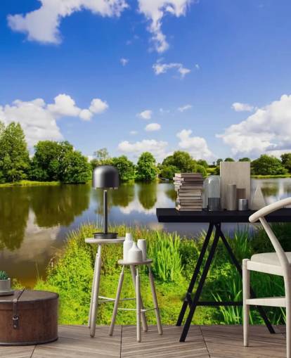 Countryside Lake Wallpaper Countryside Lake Wallpaper