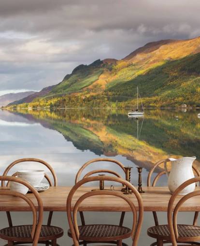 See mit Booten Tapete See mit Booten Tapete