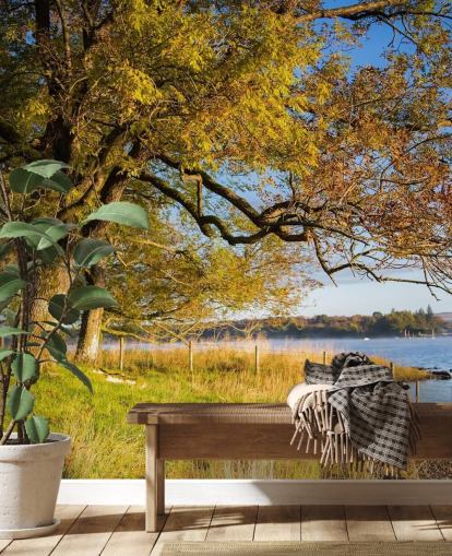 See und Baum-Tapete See und Baum-Tapete