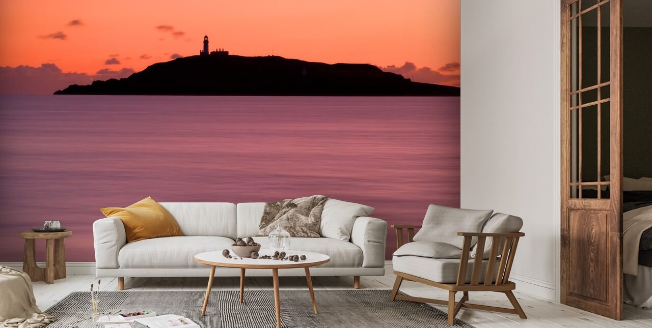 Lighthouse and Island | Wallsauce CA