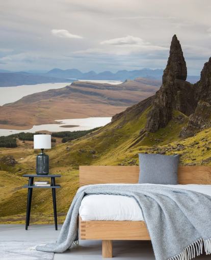 Alter Mann von Storr Countryside Schottland Wallpaper
