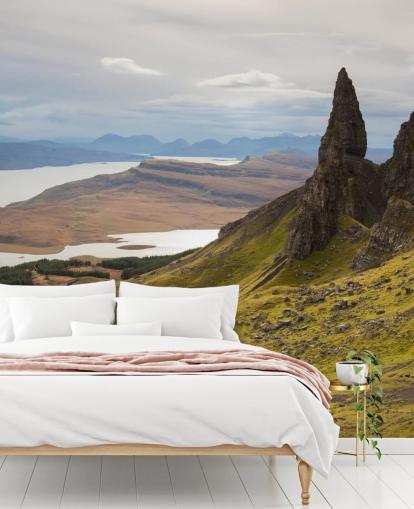 Alter Mann von Storr Countryside Schottland Wallpaper